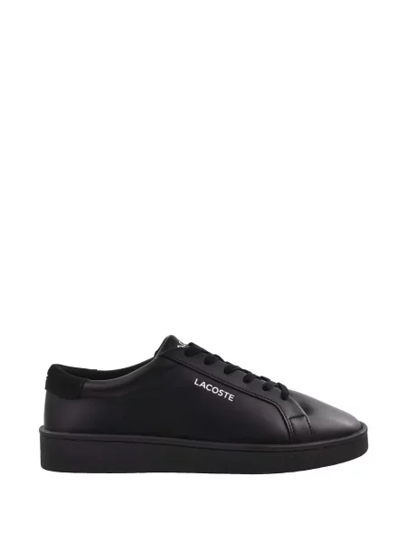 Sneakerși Lacoste din piele negru