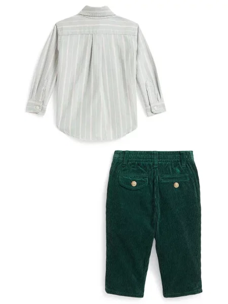 Polo Ralph Lauren compleu pentru copii din verde