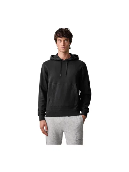 Bluza z kapturem C.p. Company polarowa z kapturem szara