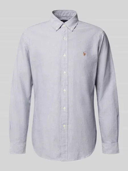 Koszula casualowa o kroju regular fit z czystej bawełny Polo Ralph Lauren granatowa