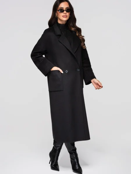 Palton Edoti negru