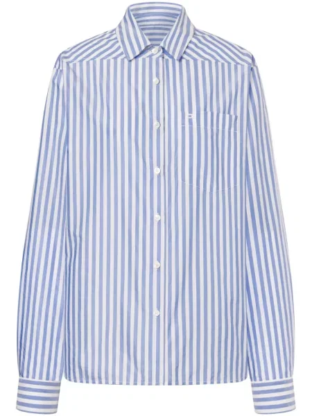 Cămașă Philosophy Di Lorenzo Serafini cu dungi albastru