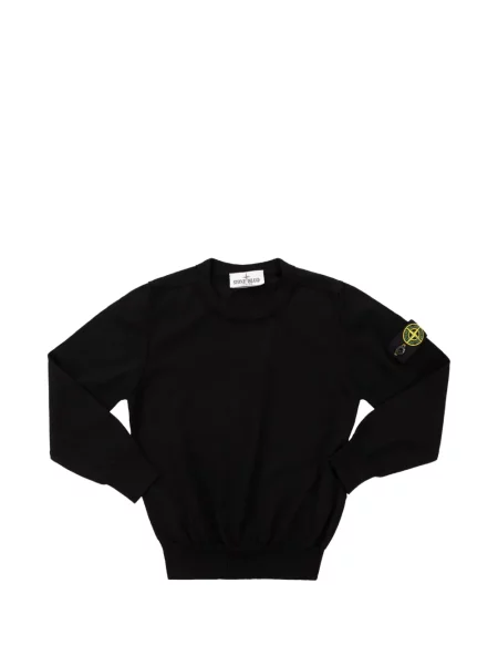 Sweter dziecięcy Stone Island czarny
