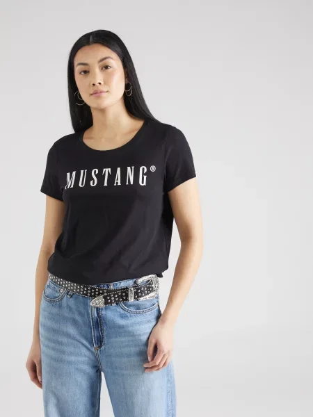 MUSTANG Tricou ALMA negru alb