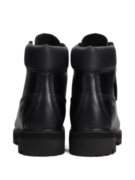 Δερμάτινα oρειβατικά μποτάκια Timberland με κορδόνια πεζοπορίας μαύρο