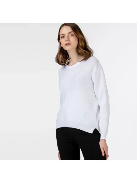 Свитер Lacoste белый