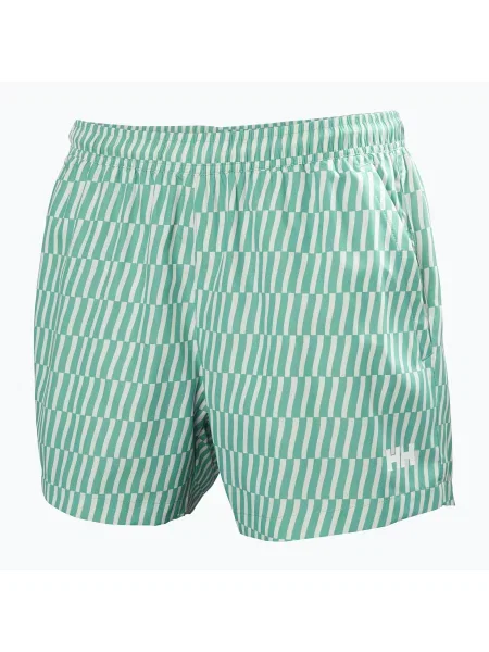 Pantaloni scurți de navigație pentru bărbați Helly Hansen Newport Trunk dark mint offset stripe ao