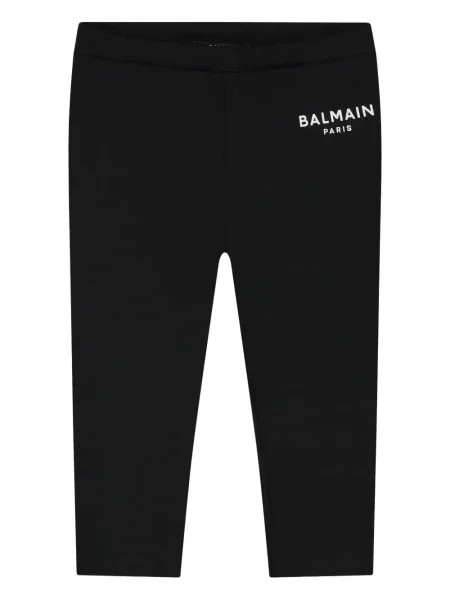 Legginsy dziecięce Balmain czarne
