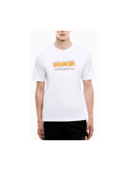 Tričko Ea7 By Emporio Armani biela