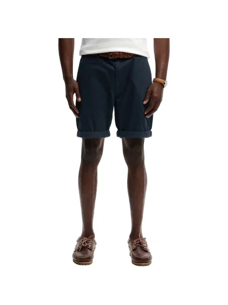 Pantaloni Superdry albastru