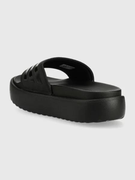 Platform talpú papucs Adidas fekete