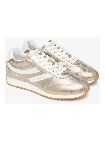 Sneakersy Nerogiardini skórzane żółte