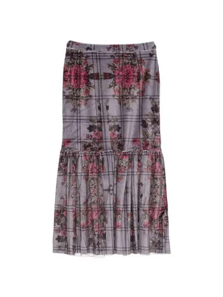 Bologna fustă midi Barbara Bologna cu model floral cu imagine gri