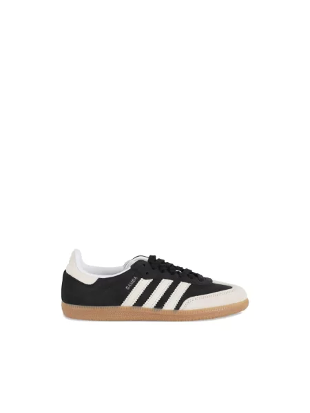 Sneakersy Adidas Samba klasyczne zamszowe sznurowane czarne