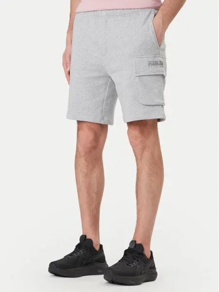 Napapijri Sport rövidnadrág N-Box Logo szürke