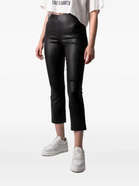 Pantaloni Vince din piele negru