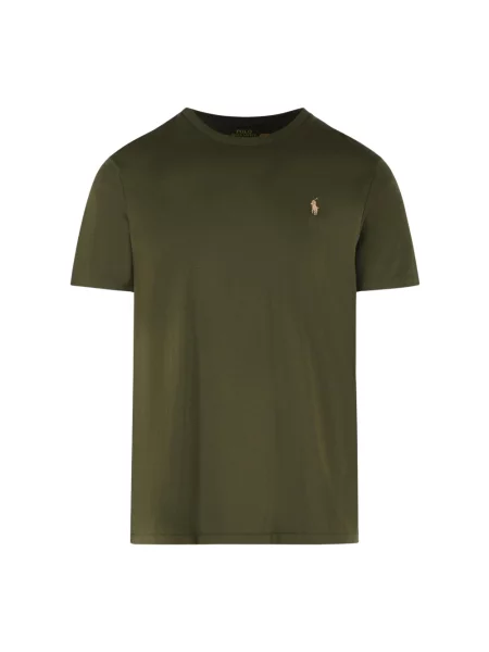 Koszulka Polo Ralph Lauren z krótkim rękawem klasyczna z dżerseju zielona