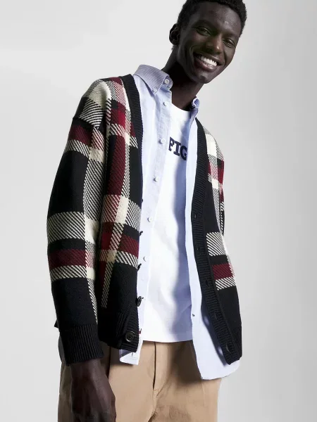 Картатий кардиган Tommy Hilfiger