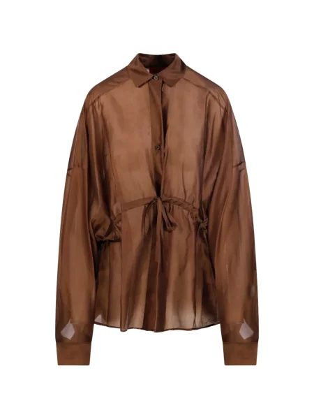 Cămașă Thelatest maro