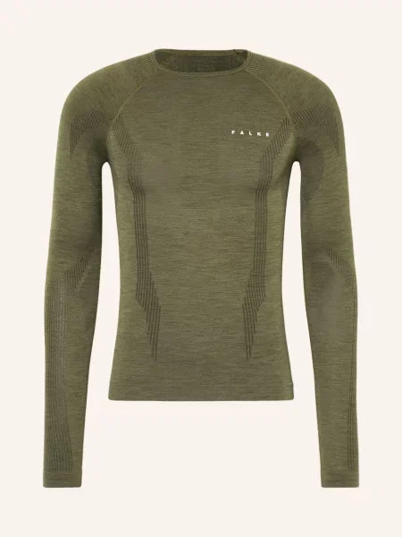 Falke Koszulka Funkcyjna Wool-Tech Z Wełną Merino gruen