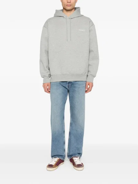 Hanorac cu glugă Carhartt Wip gri
