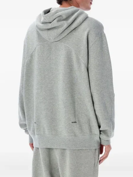 Hanorac din fleece Nike din fleece cu broderie gri