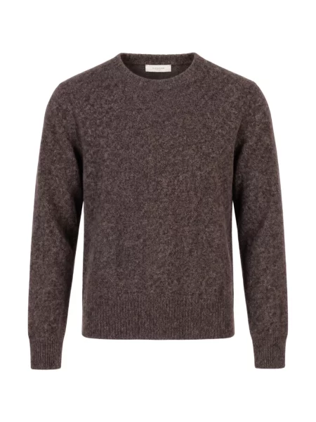 Pulover Slowear cu decolteu rotund maro