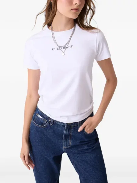 Tricou Guess cu imagine alb