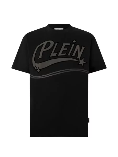 Tricou Philipp Plein cu imagine negru