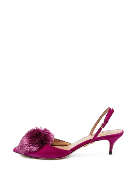 Pantofi cu toc Aquazzura slingback roz