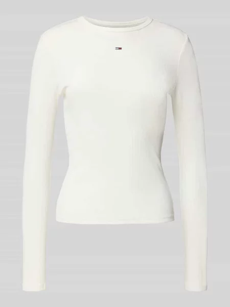 Tommy Jeans Bluzka Essential Écru biała