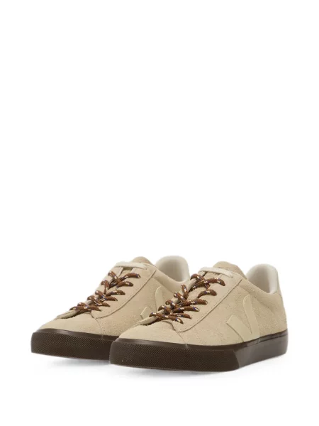 Sneakerși Veja Campo din piele de căprioară