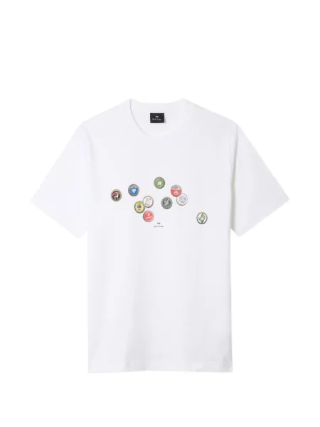 Tricou Ps Paul Smith cu imagine alb