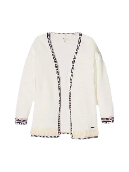 Pulover copii Pepe Jeans alb
