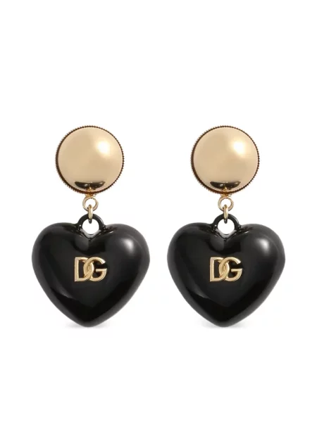 Cercei Dolce & Gabbana cu motiv cu inimi