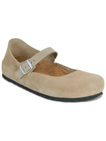 Balerinke Birkenstock bež