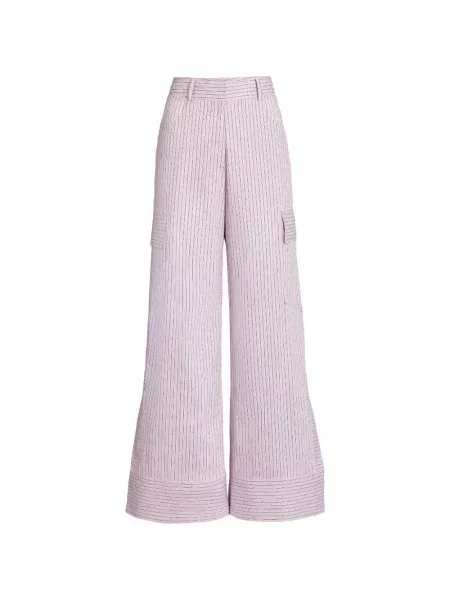 Pantaloni Silvia Tcherassi roz