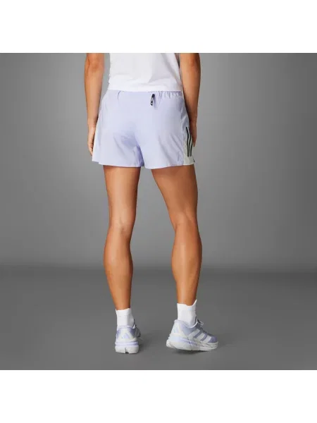 Szorty Own the Run CLIMACOOL Colorblock fioletowe