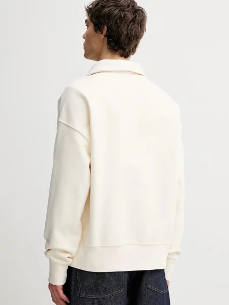 Calvin Klein Tenisz póló | Relaxed fit bézs