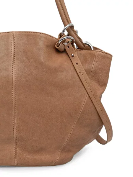 Geantă shopper Patrizia Pepe din piele cu imagine