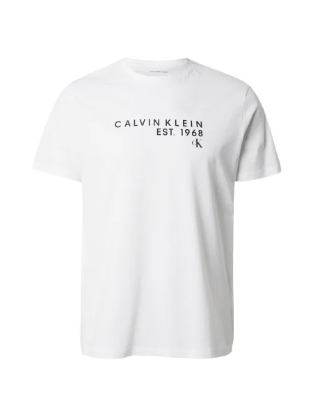 Calvin Klein Jeans Tricou negru alb