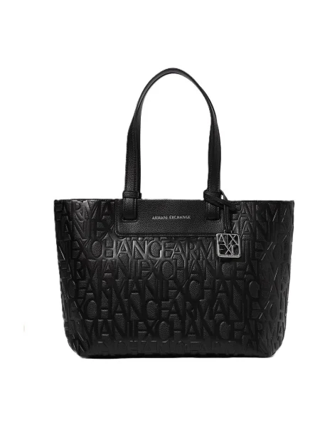 Armani Exchange Táska SHOPPING BAG fekete