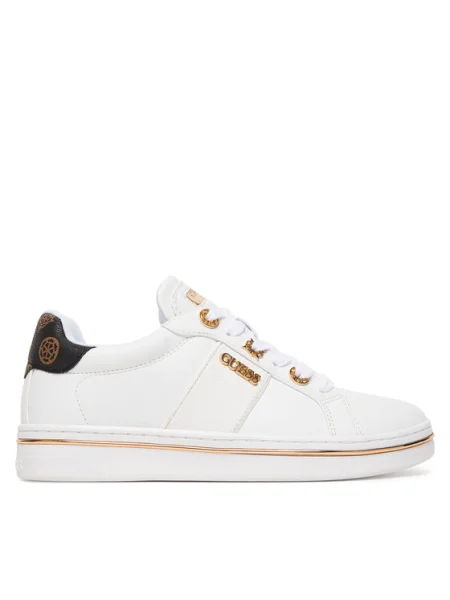 Sneakerși Guess alb