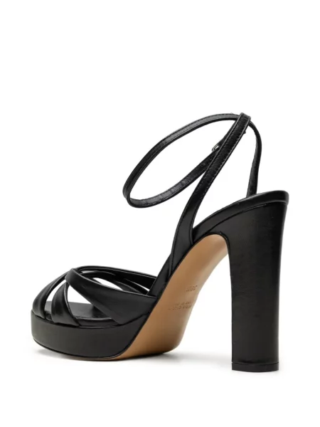Sandale Chuckies cu platformă cu bretele negru