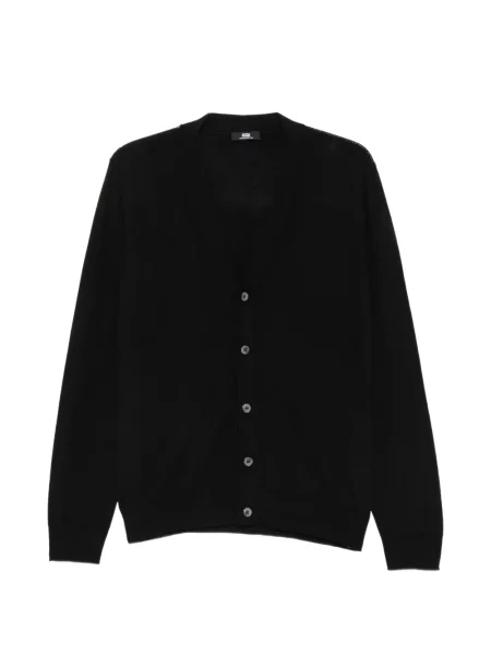 Cardigan Alpha Studio cu decolteu în V negru