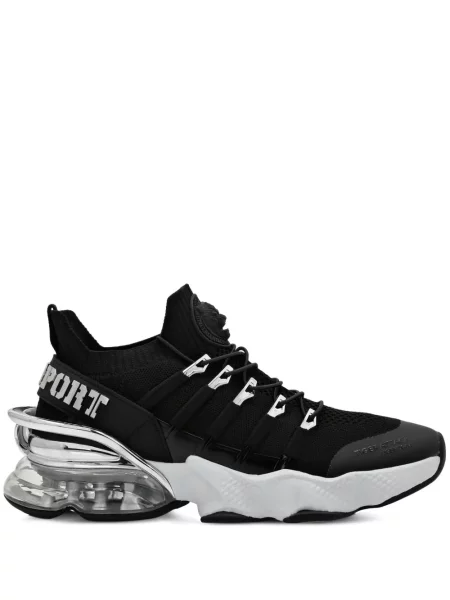Sneakerși Plein Sport cu dungi de tigru negru