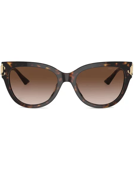 Ochelari de soare ochi de pisică Jimmy Choo Eyewear maro