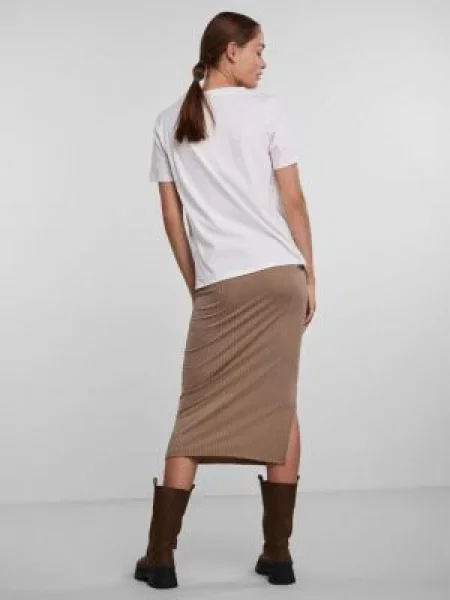 PIECES Tricou Ria' alb