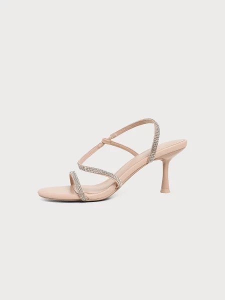 CALL IT SPRING Sandale BLUSHH / argintiu bej
