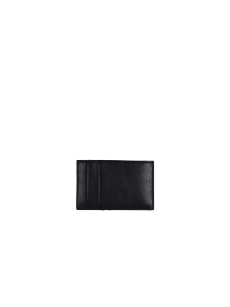 Portfel Alexander Mcqueen skórzany retro czarny